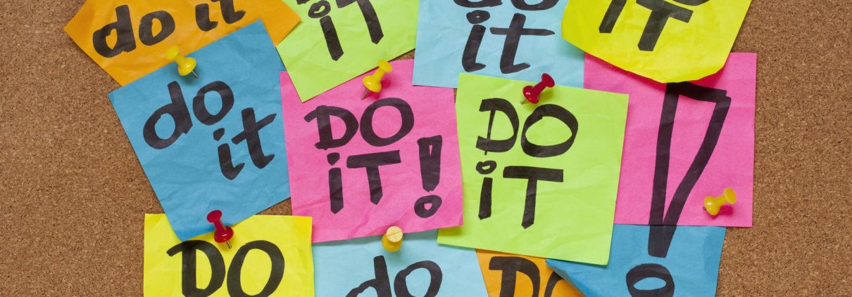 do it – procrastination concept