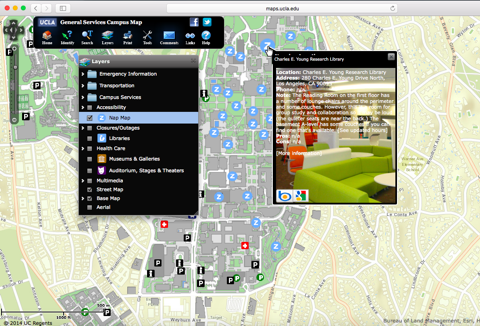 Ucla Interactive Campus Map Sleep Well   MindWell